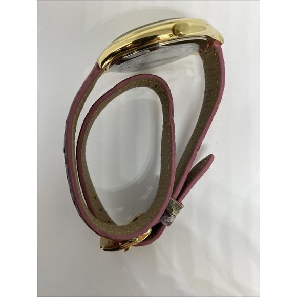 Michael Kors MK2390 Women's Pink Leather Analog Go - Picture 11 of 12